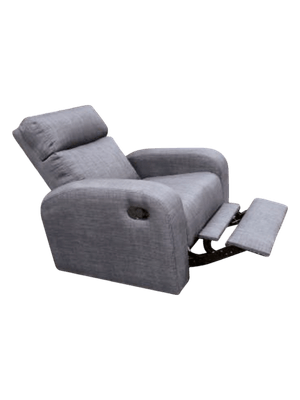 Sofá Reclinable Mx Muebles Texas 1P-Pl4027-R18 Gris-